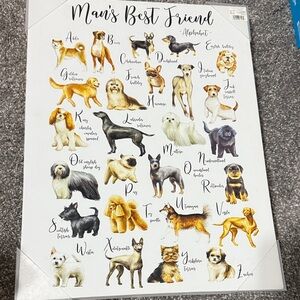 Dog Breed Poster - Man's Best Friend